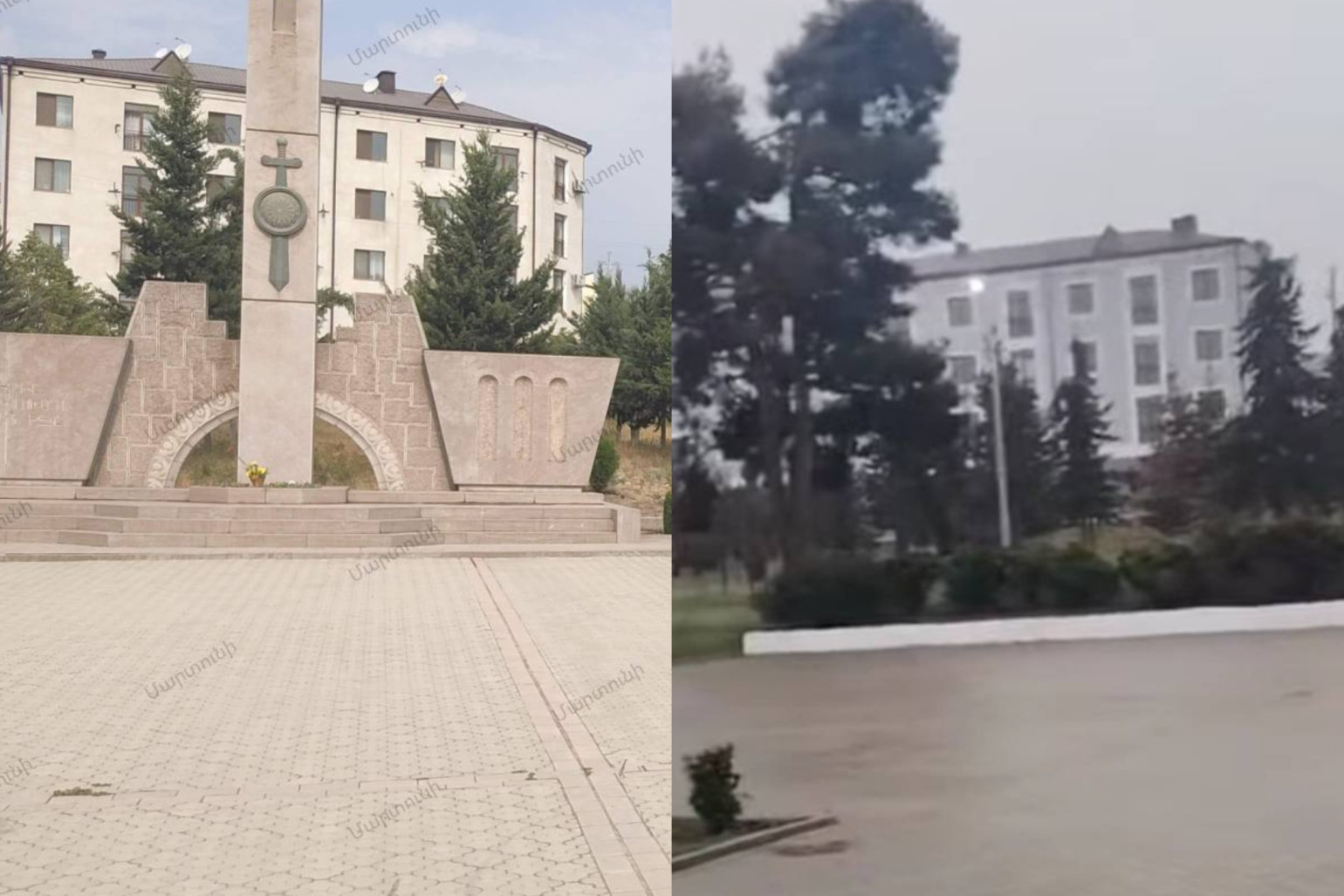 Ադրբեջանը Մարտունիում քանդել է Հայրենական մեծ պшտերազմի և Արցախյան ազատամարտի նահատակների հիշատակին նվիրված հուշահամալիրը